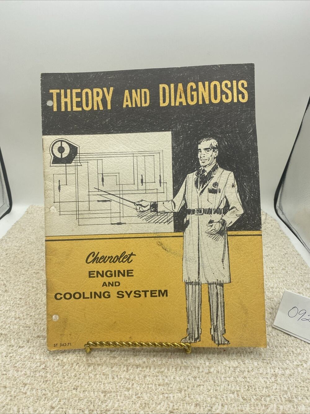 Original 1971 Chevrolet Theory & Diagnosis Engine & Cooling System Manual 71